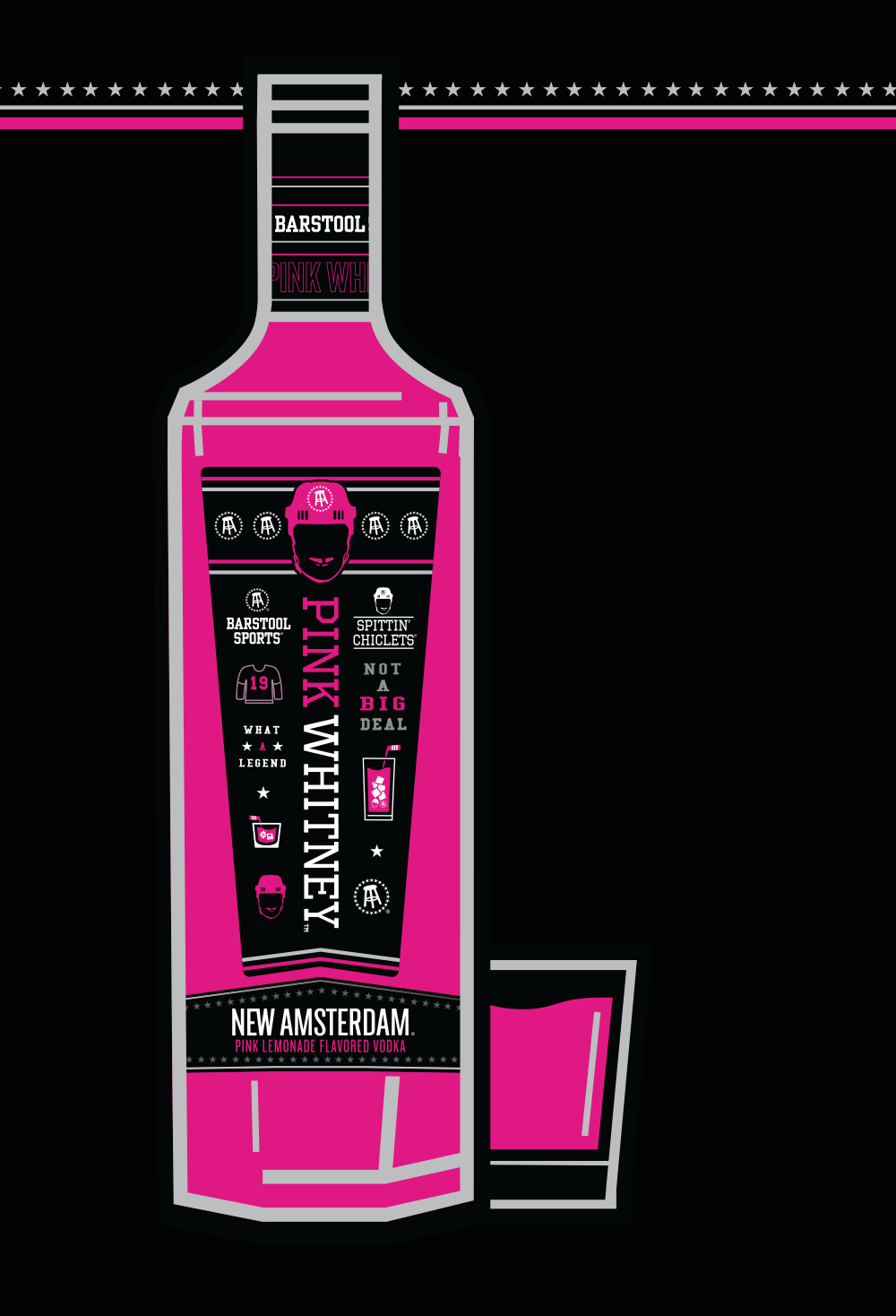 Pink Whitney New Amsterdam Vodka